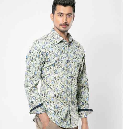 Nordline Casual Slim Fit Oxford Shirt - Teal